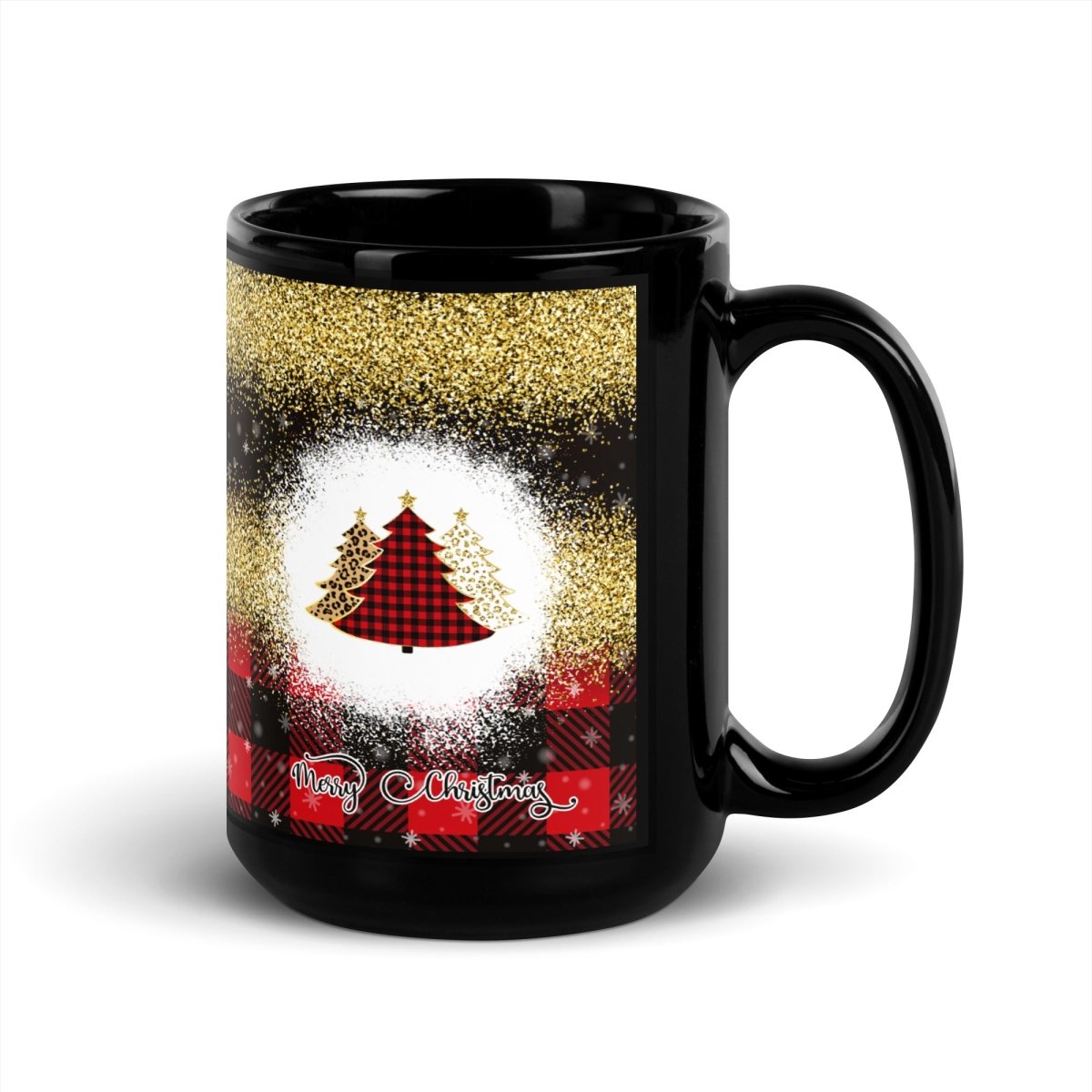 Merry Christmas Buffalo Plaid Mug - DoggyLoveandMore