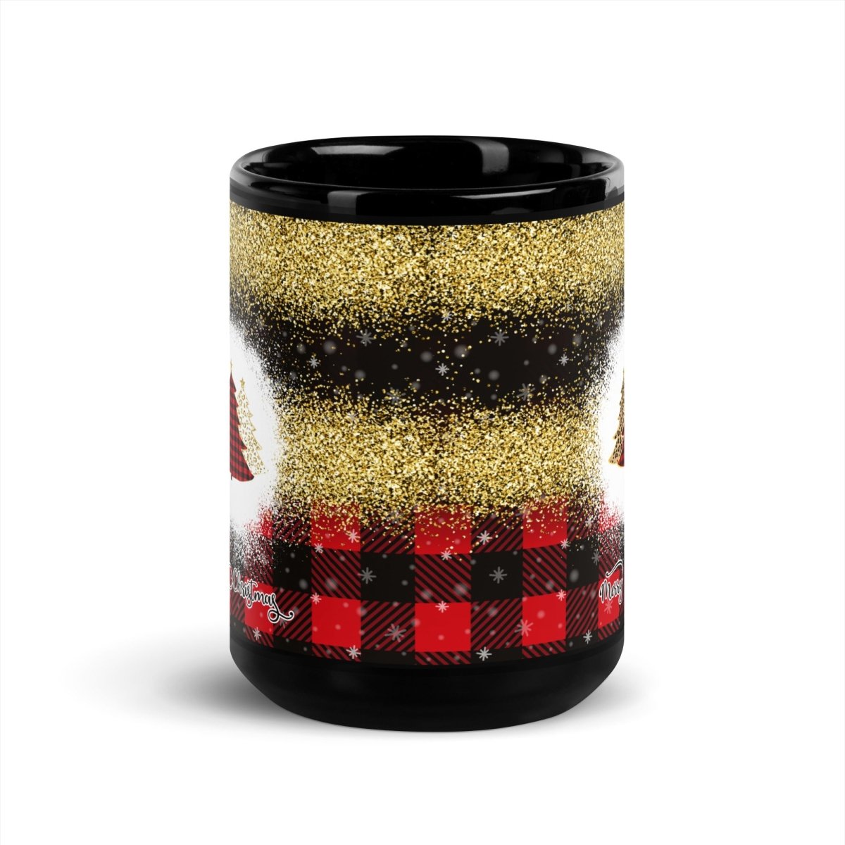 Merry Christmas Buffalo Plaid Mug - DoggyLoveandMore