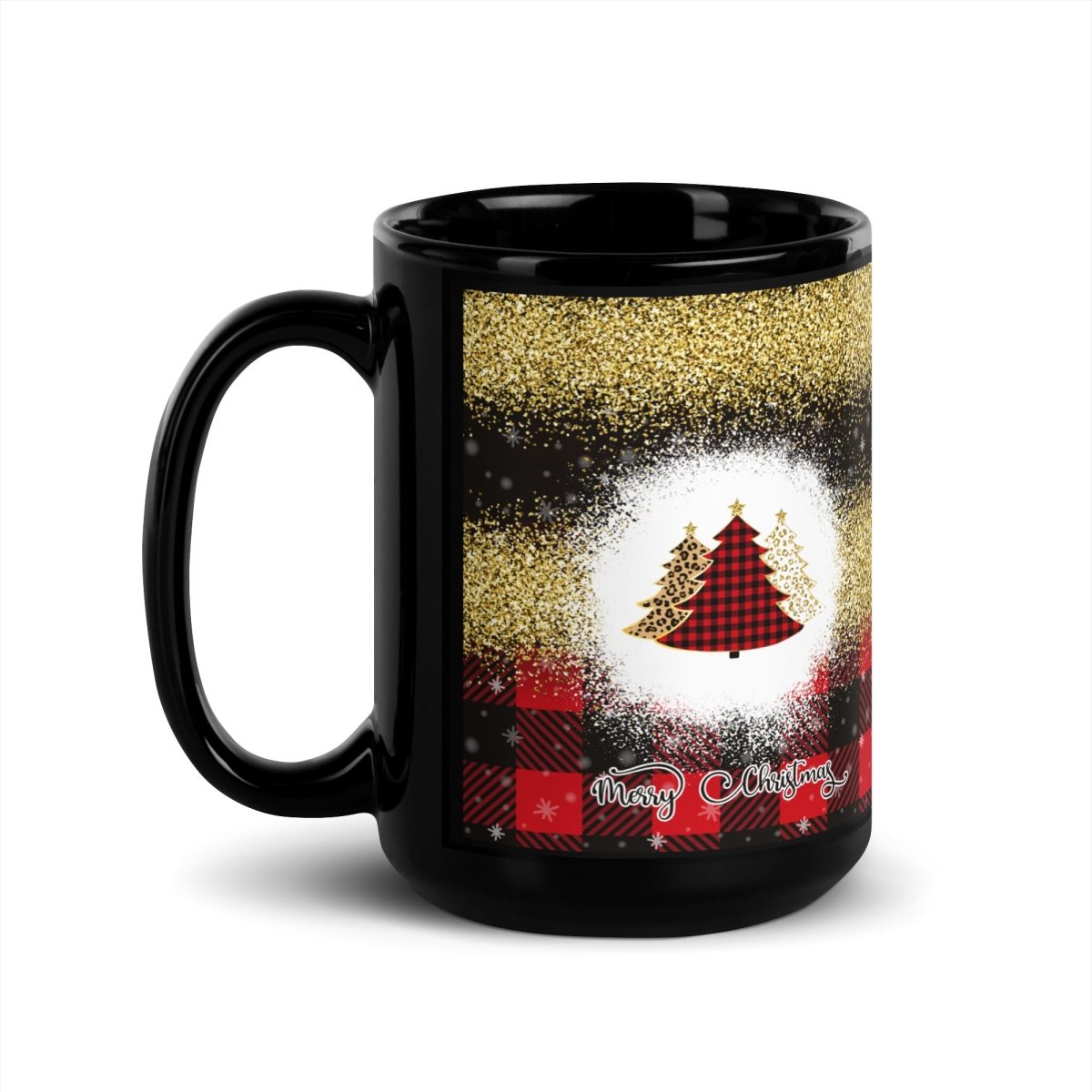 Merry Christmas Buffalo Plaid Mug - DoggyLoveandMore