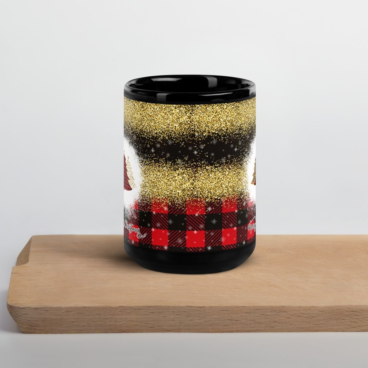 Merry Christmas Buffalo Plaid Mug - DoggyLoveandMore