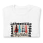 Merry Christmas Plaid Trees T-Shirt - DoggyLoveandMore