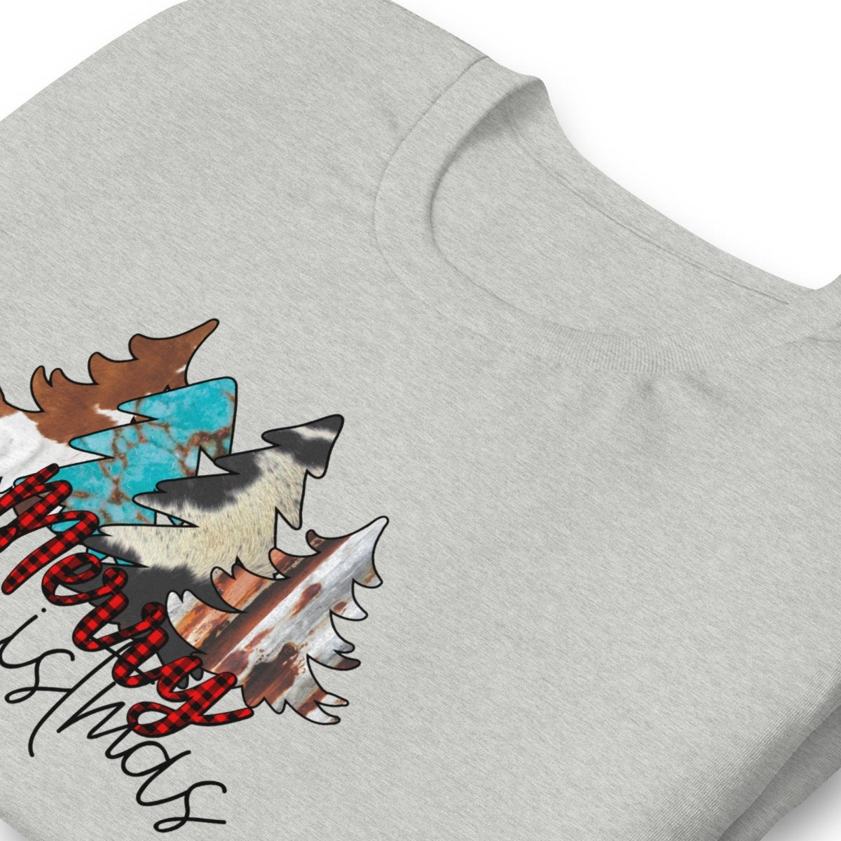 Merry Christmas Southwestern T-Shirt - DoggyLoveandMore