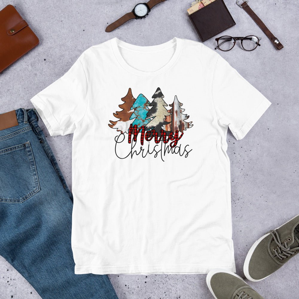 Merry Christmas Southwestern T-Shirt - DoggyLoveandMore