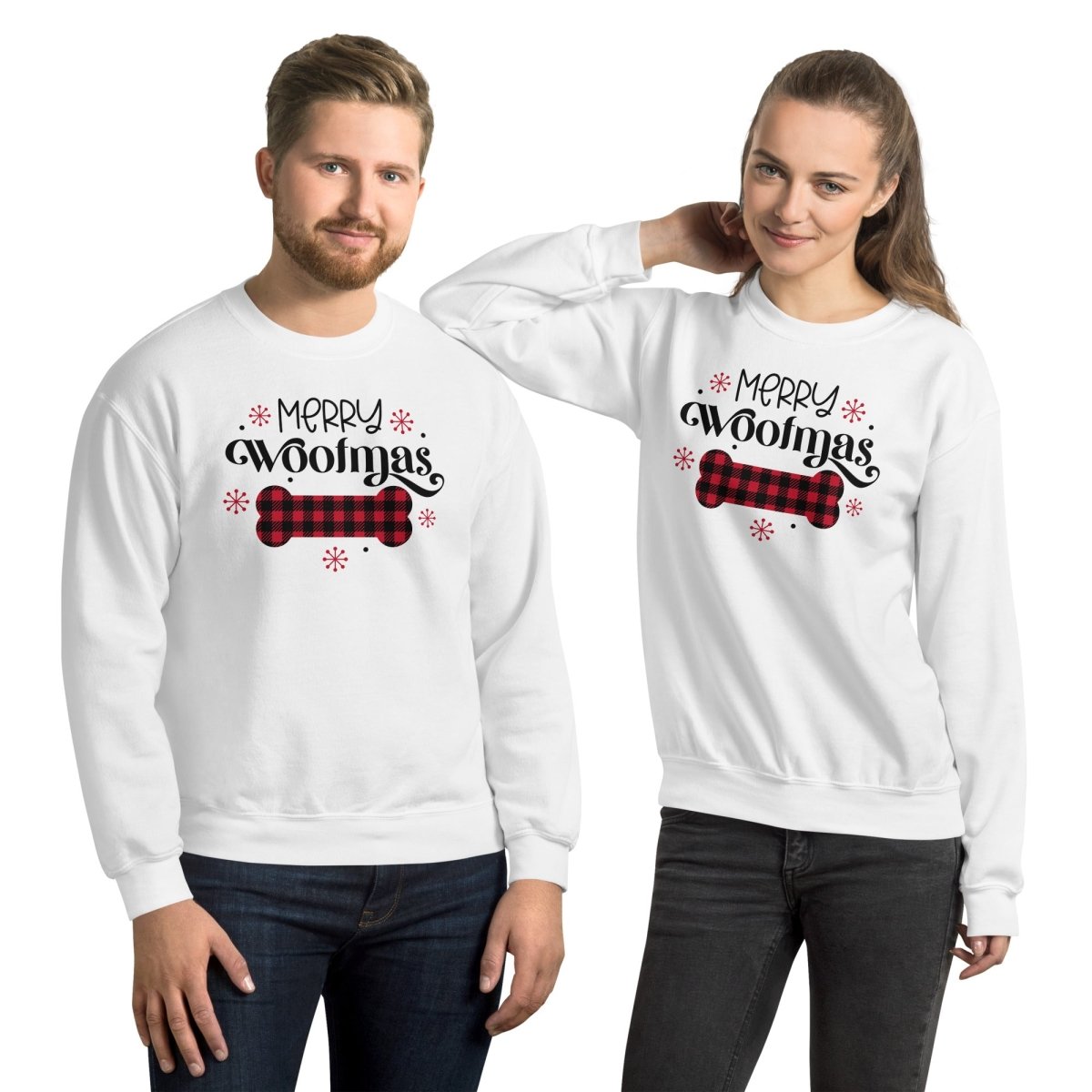Merry Woofmas Dog Bone Sweatshirt - DoggyLoveandMore