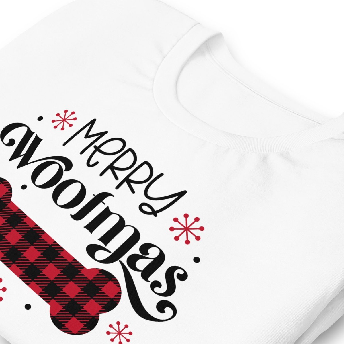 Merry Woofmas Dog Bone T-Shirt - DoggyLoveandMore