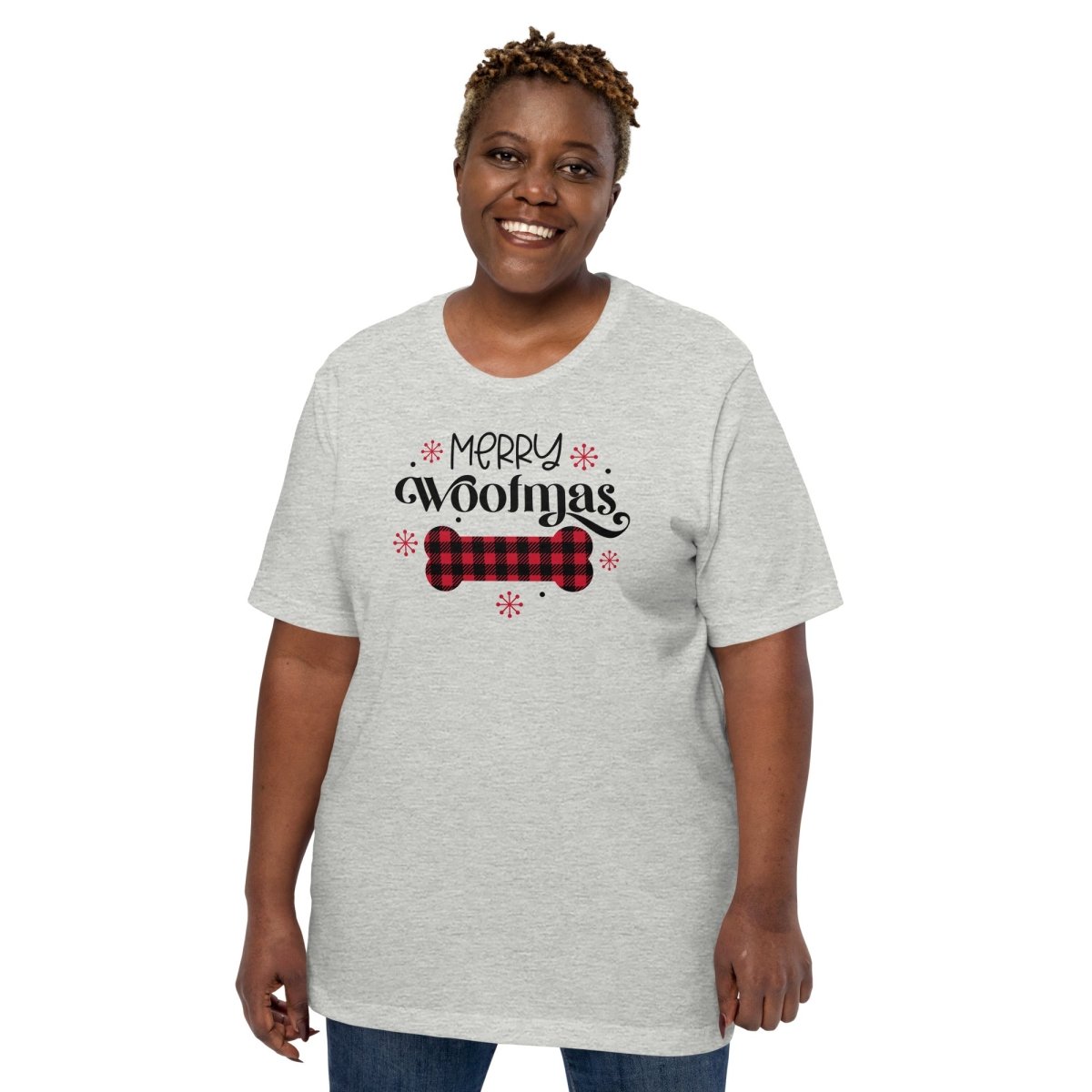 Merry Woofmas Dog Bone T-Shirt - DoggyLoveandMore