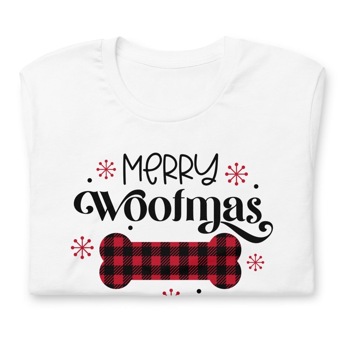 Merry Woofmas Dog Bone T-Shirt - DoggyLoveandMore