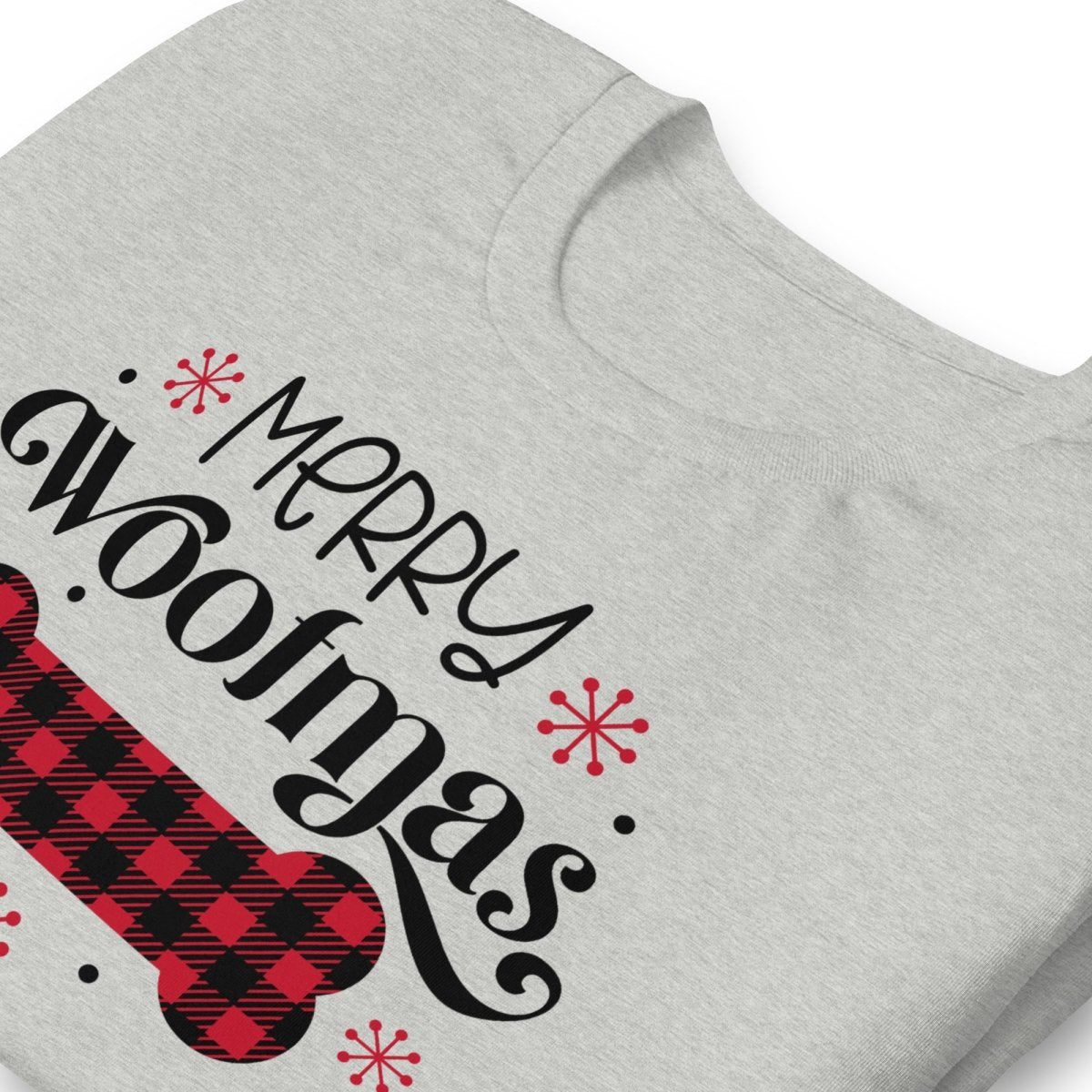 Merry Woofmas Dog Bone T-Shirt - DoggyLoveandMore