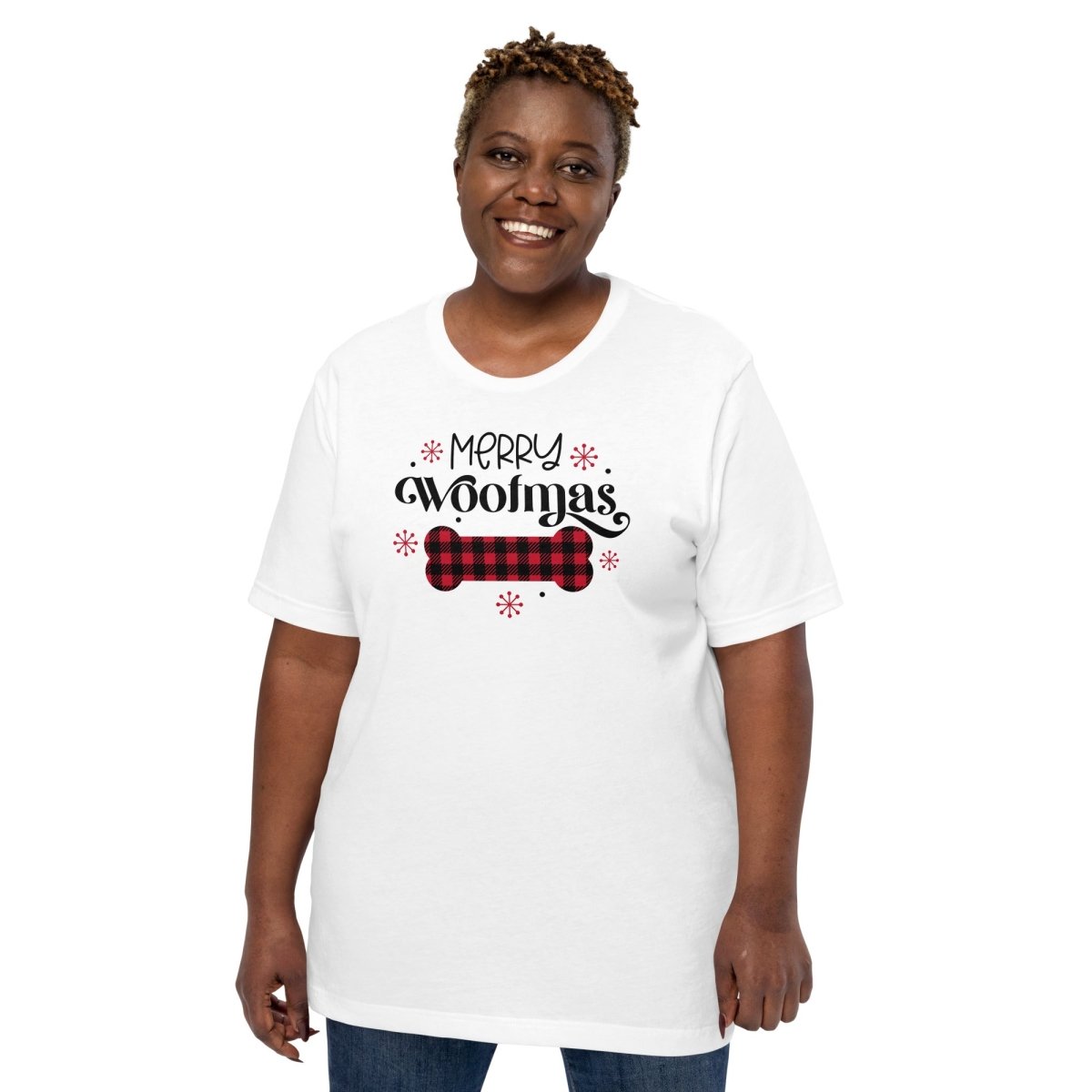 Merry Woofmas Dog Bone T-Shirt - DoggyLoveandMore