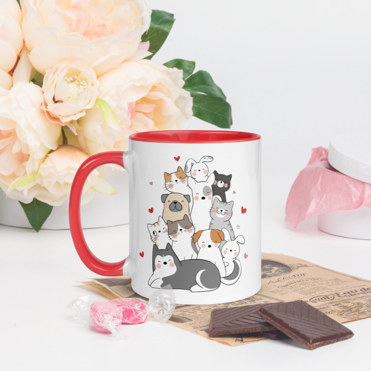 My Pets Are My Valentines Mug - DoggyLoveandMore