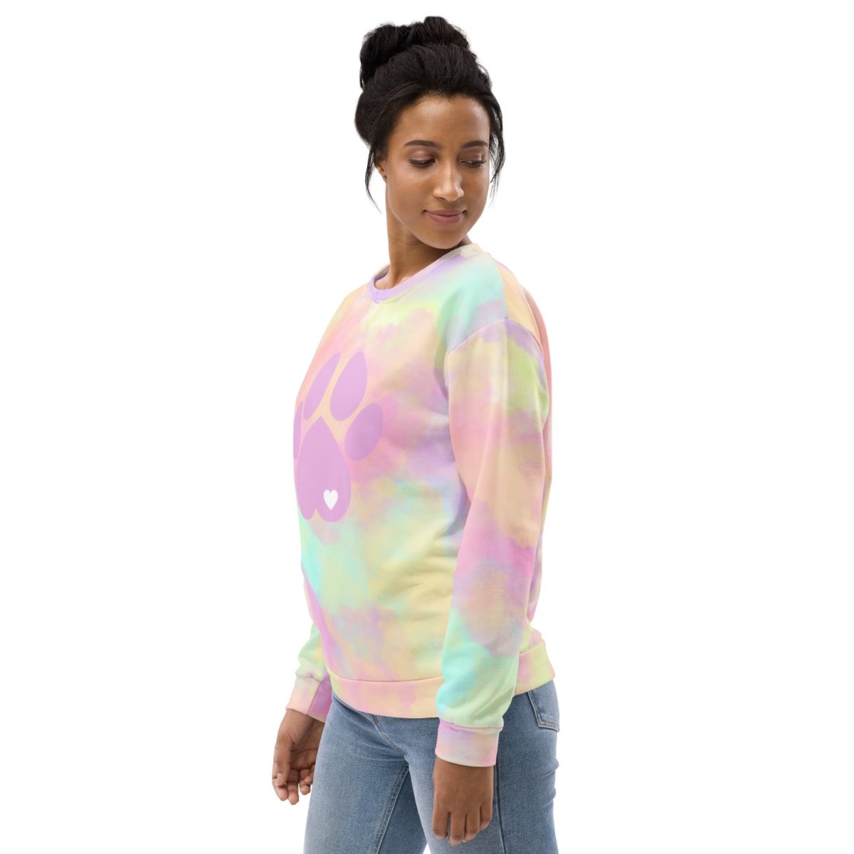Pastel Cloud Dog Paw Sweatshirt - DoggyLoveandMore