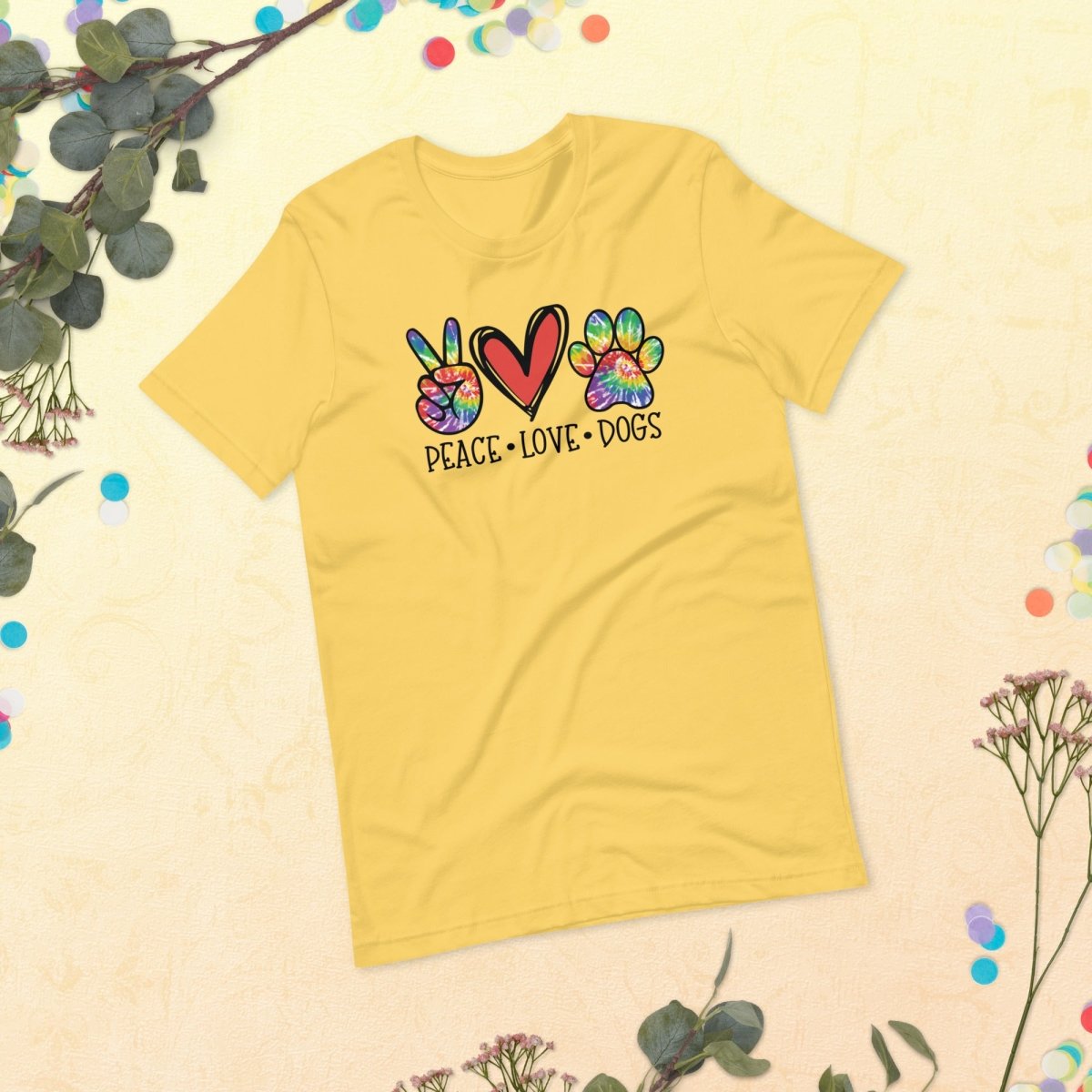 Peace Love Dogs T-Shirt - DoggyLoveandMore