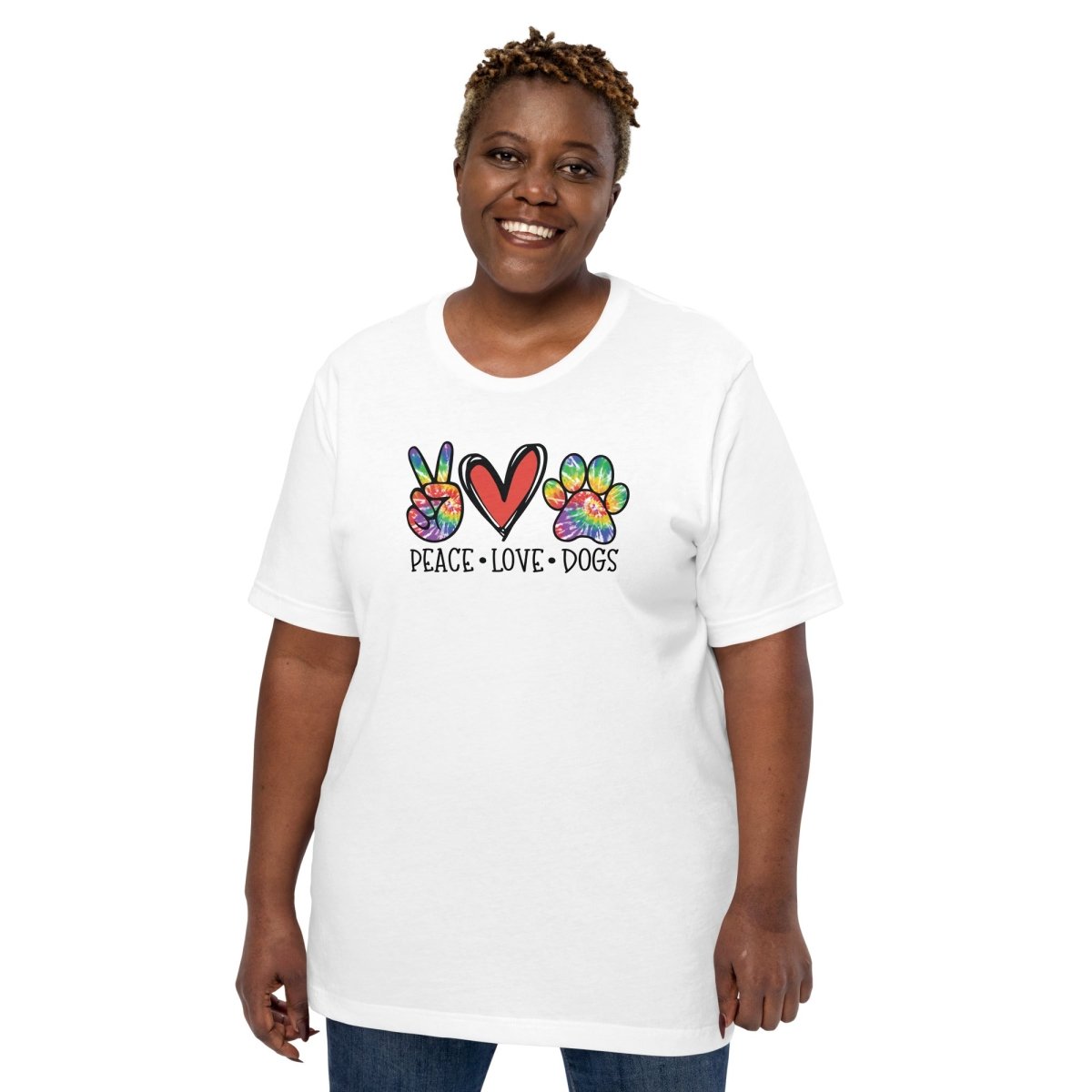Peace Love Dogs T-Shirt - DoggyLoveandMore