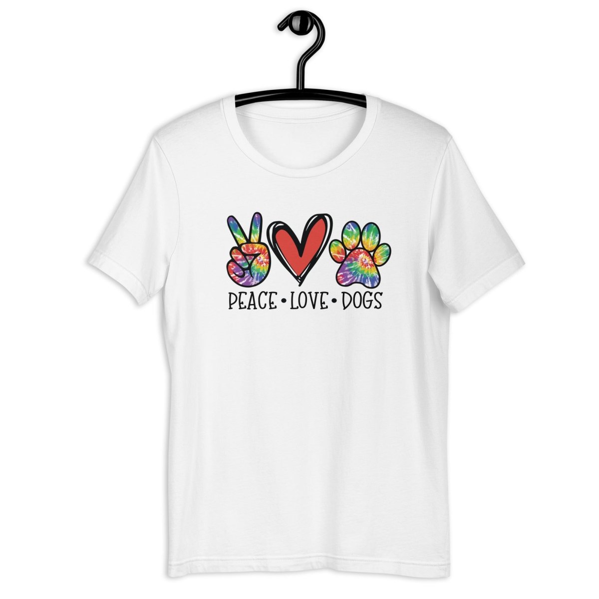 Peace Love Dogs T-Shirt - DoggyLoveandMore