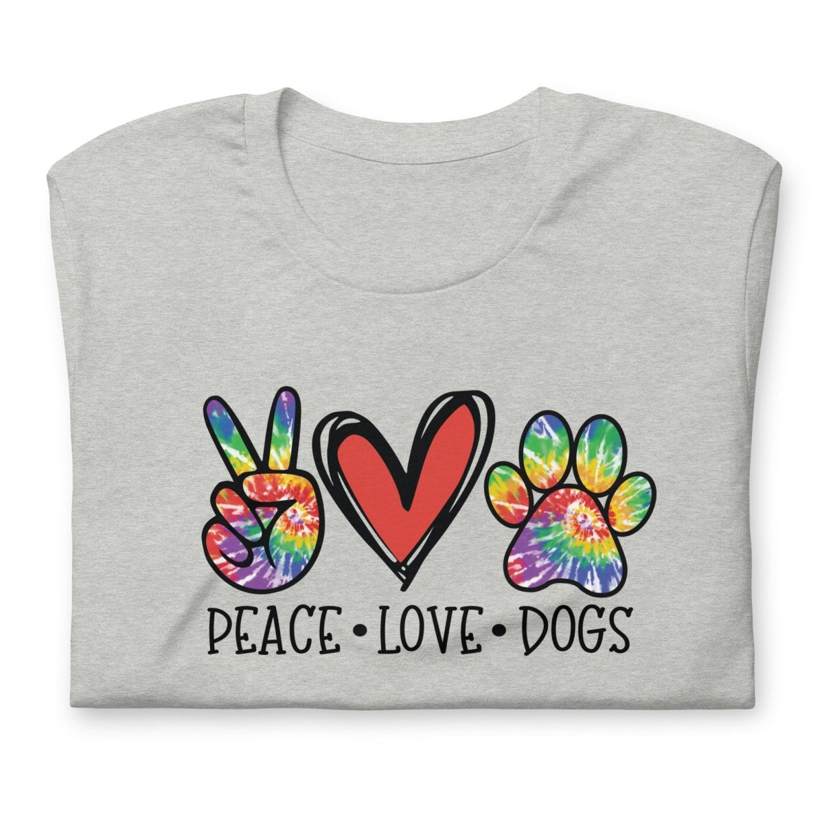 Peace Love Dogs T-Shirt - DoggyLoveandMore