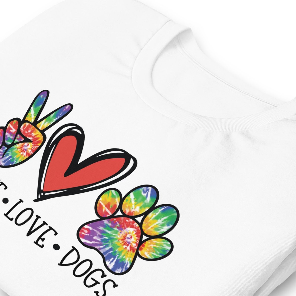 Peace Love Dogs T-Shirt - DoggyLoveandMore
