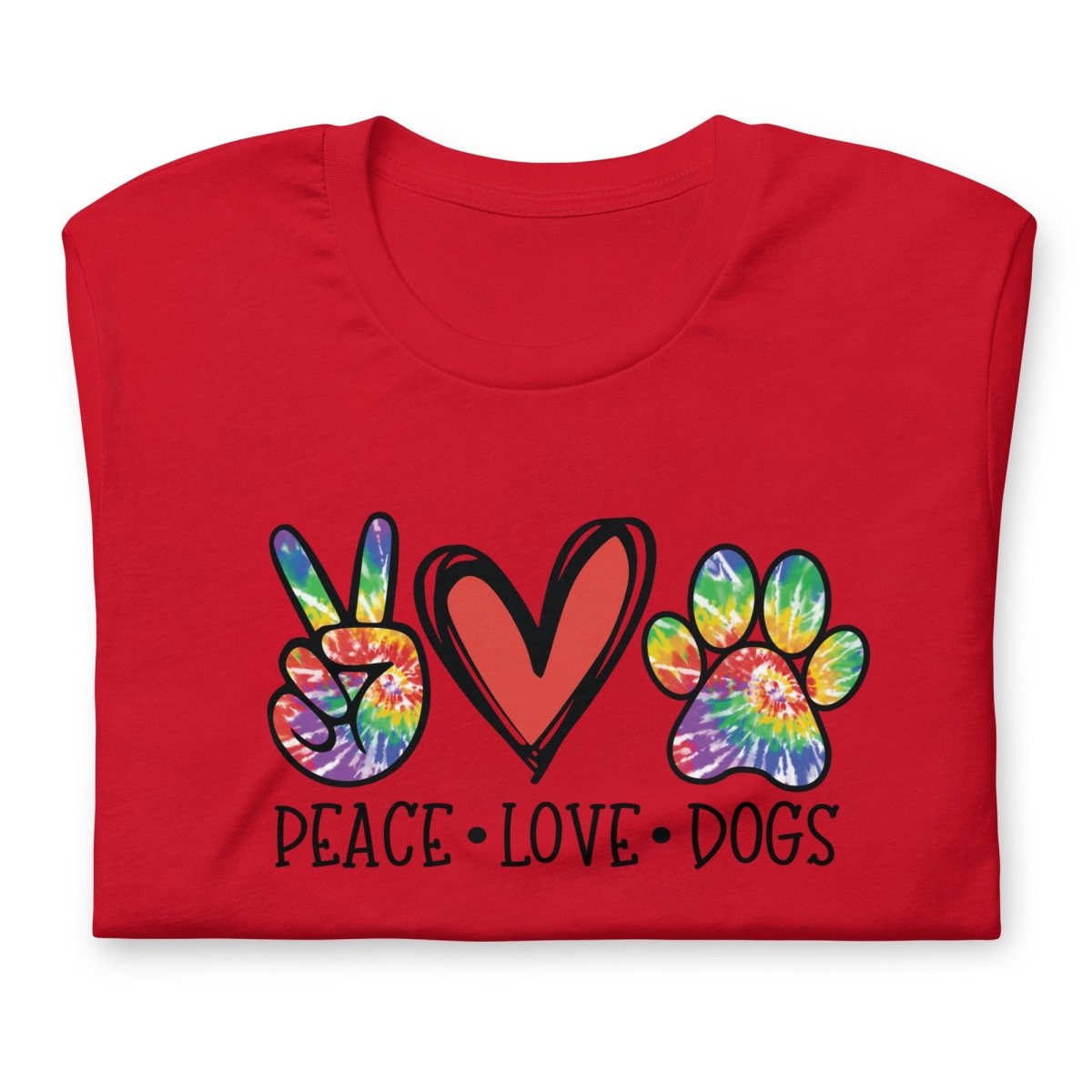 Peace Love Dogs T-Shirt - DoggyLoveandMore