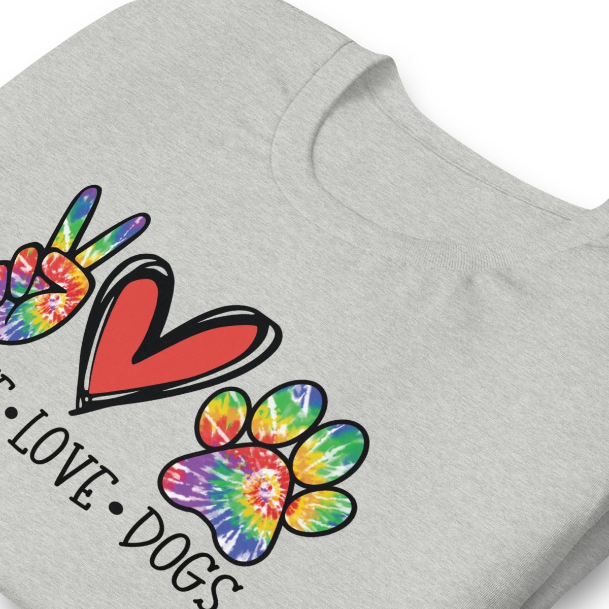 Peace Love Dogs T-Shirt - DoggyLoveandMore