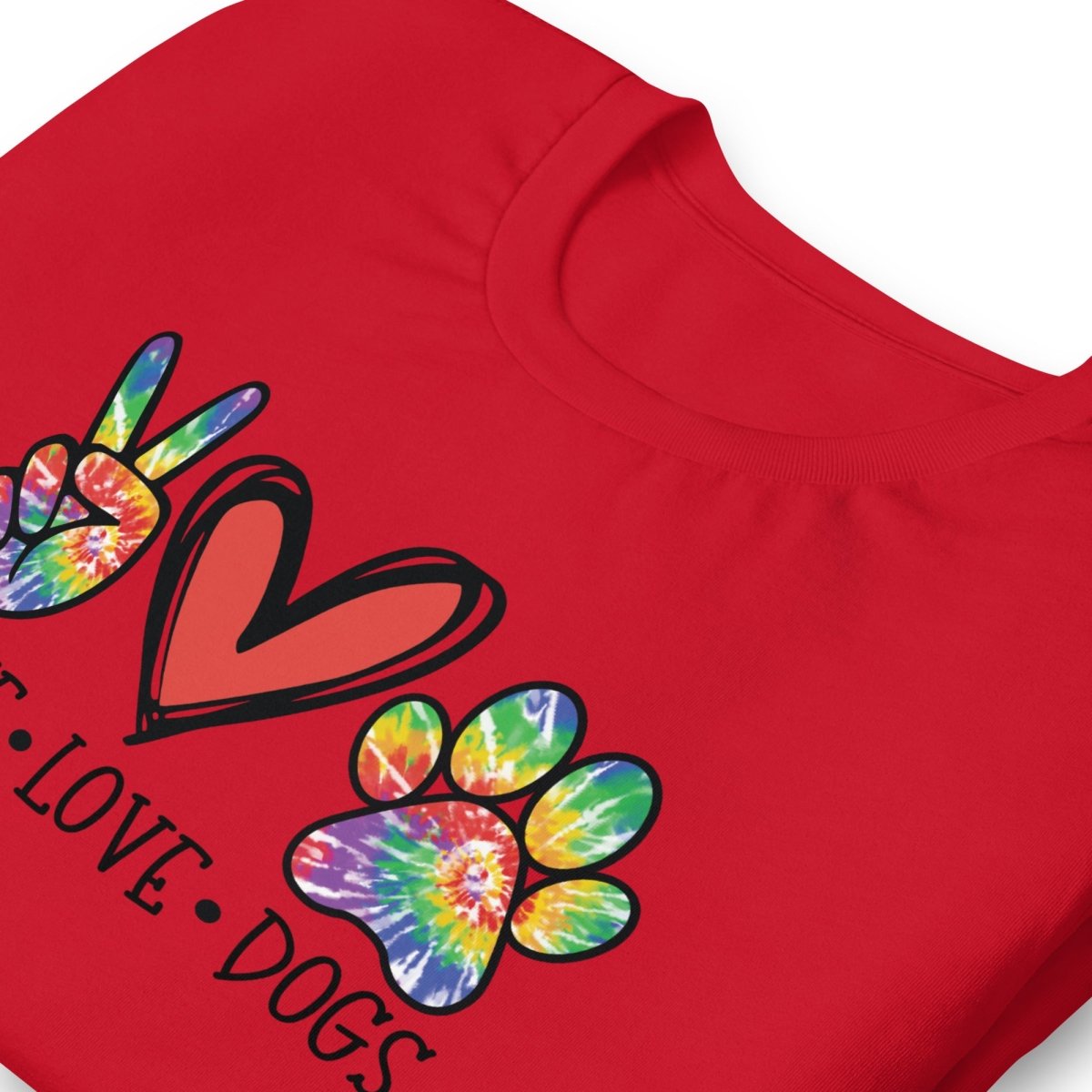 Peace Love Dogs T-Shirt - DoggyLoveandMore