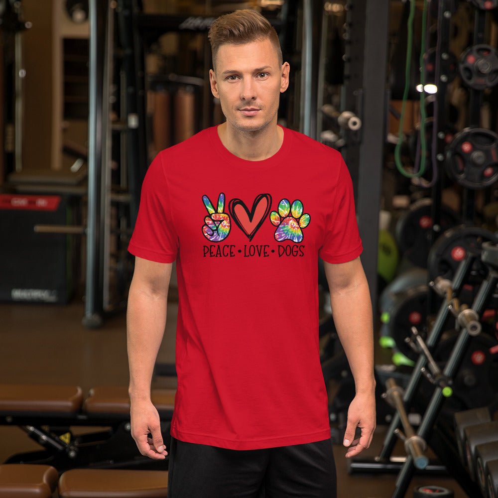 Peace Love Dogs T-Shirt - DoggyLoveandMore