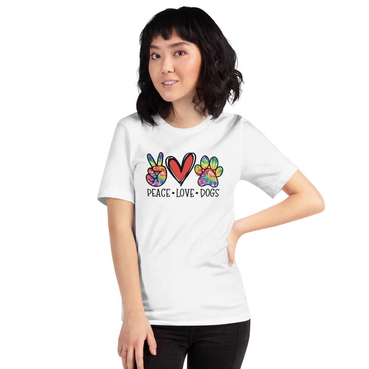 Peace Love Dogs T-Shirt - DoggyLoveandMore