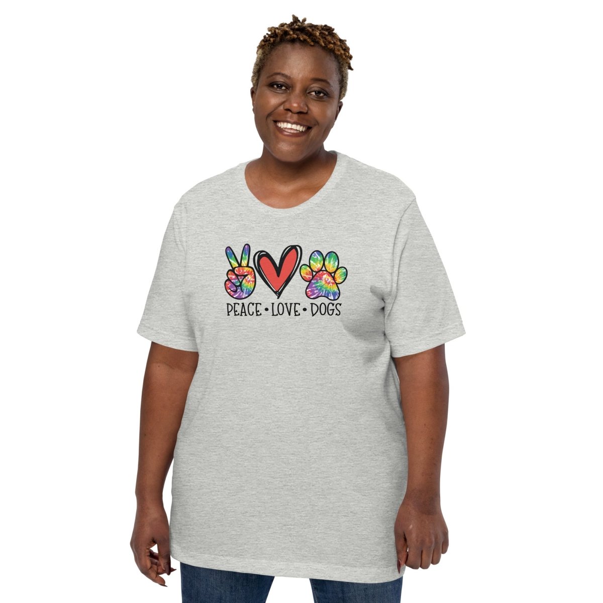 Peace Love Dogs T-Shirt - DoggyLoveandMore
