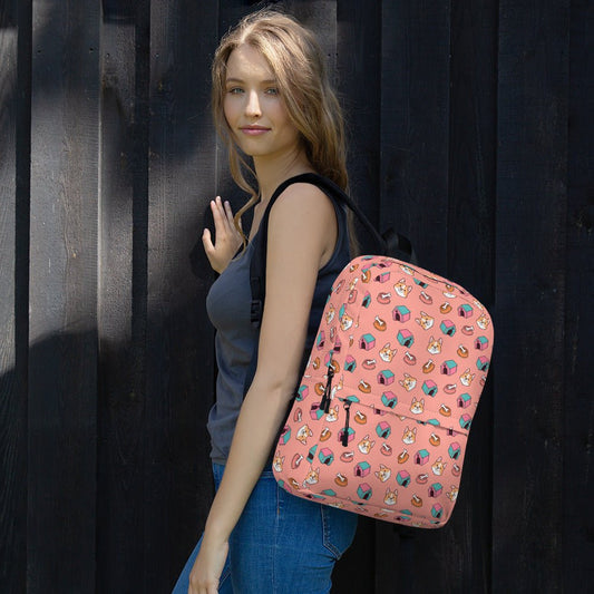 Pink Kids Backpack-DoggyLoveandMore