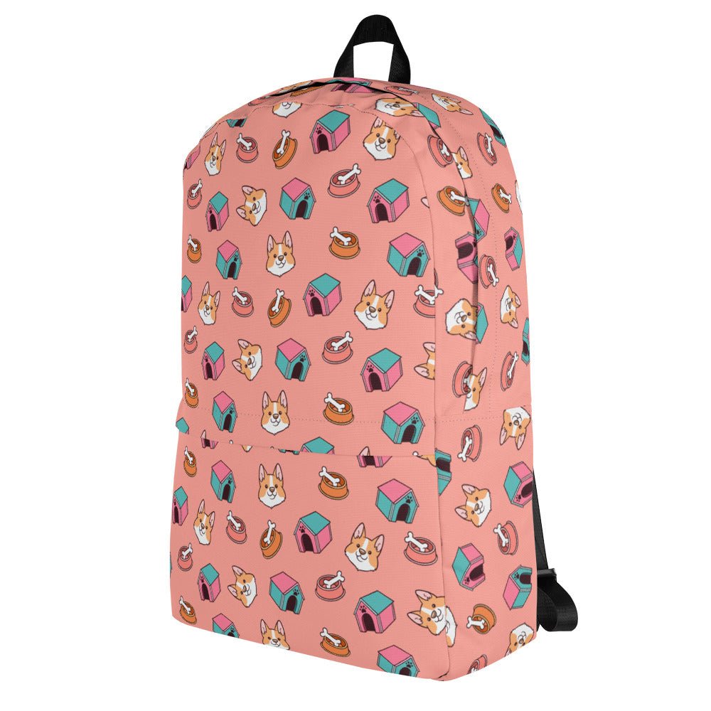 Pink Kids Backpack-DoggyLoveandMore