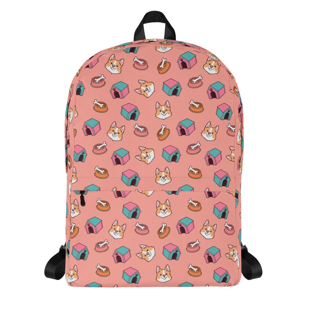 Pink Kids Backpack-DoggyLoveandMore