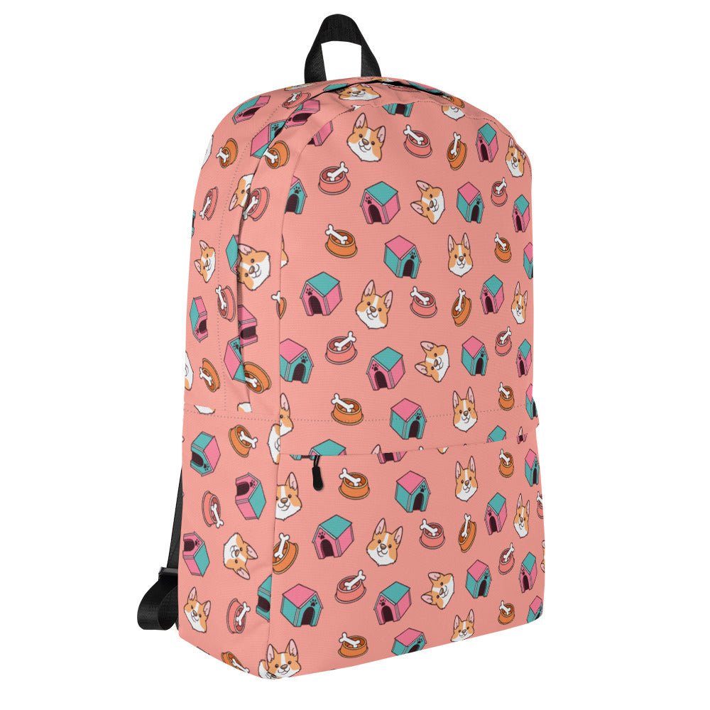 Pink Kids Backpack-DoggyLoveandMore