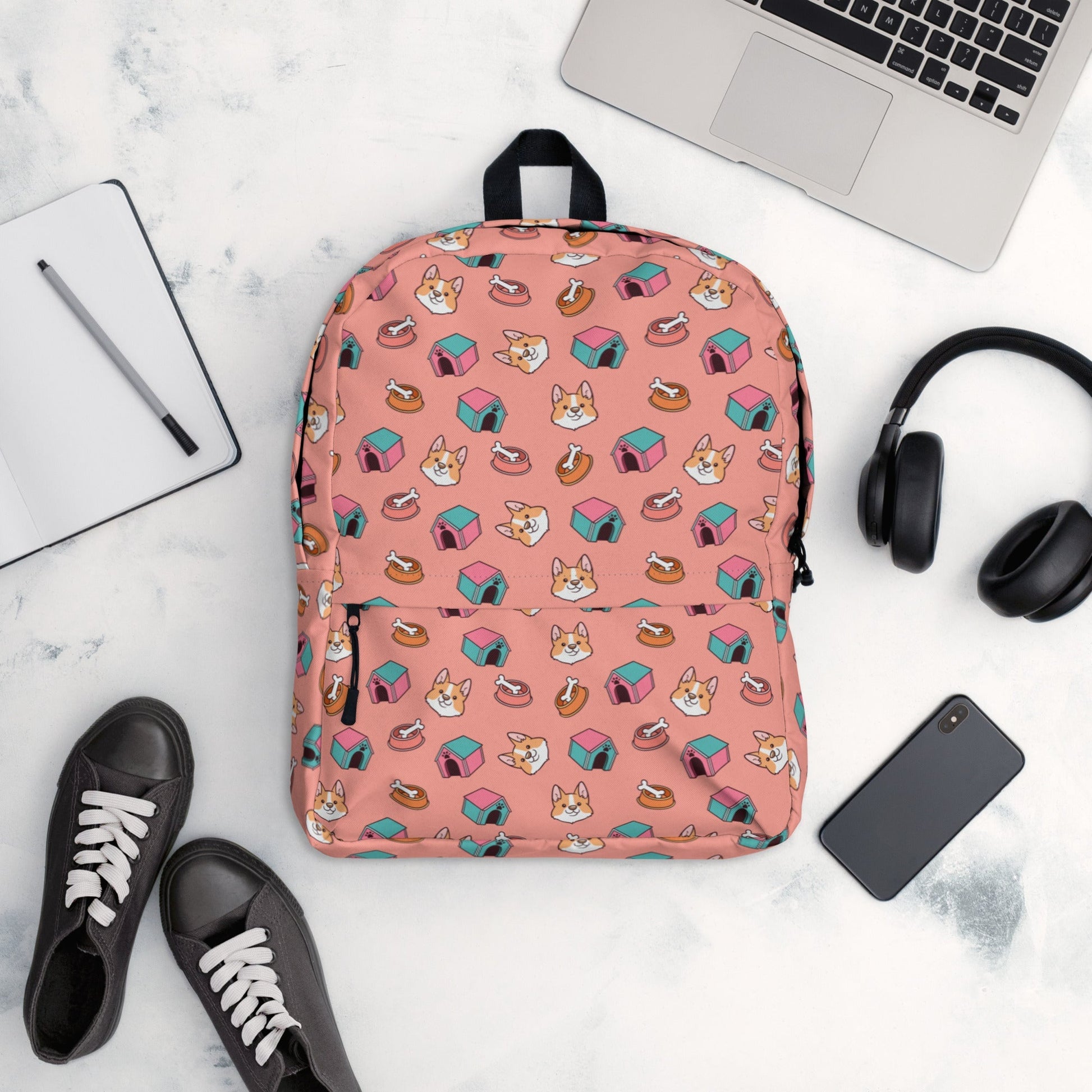 Pink Kids Backpack-DoggyLoveandMore