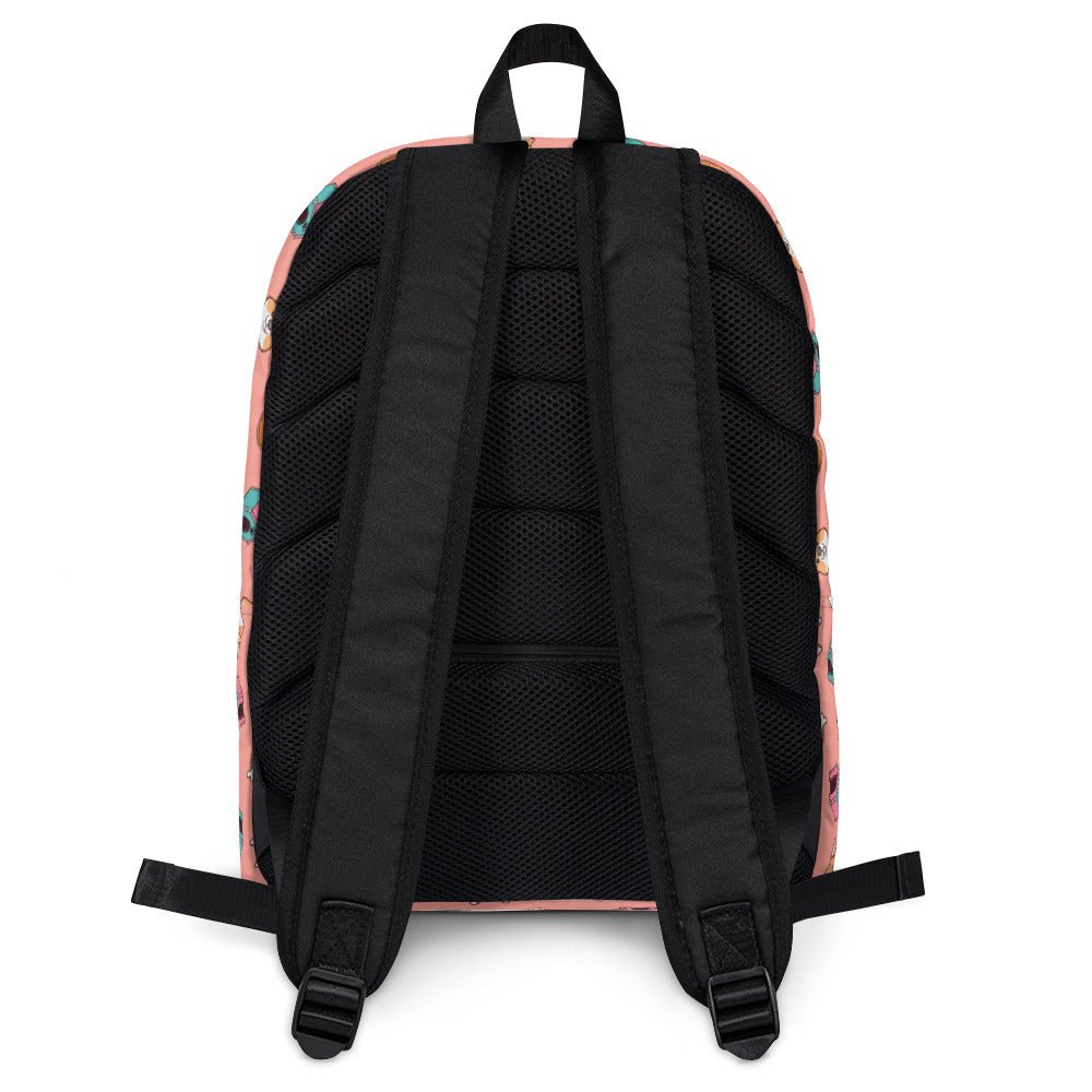 Pink Kids Backpack-DoggyLoveandMore