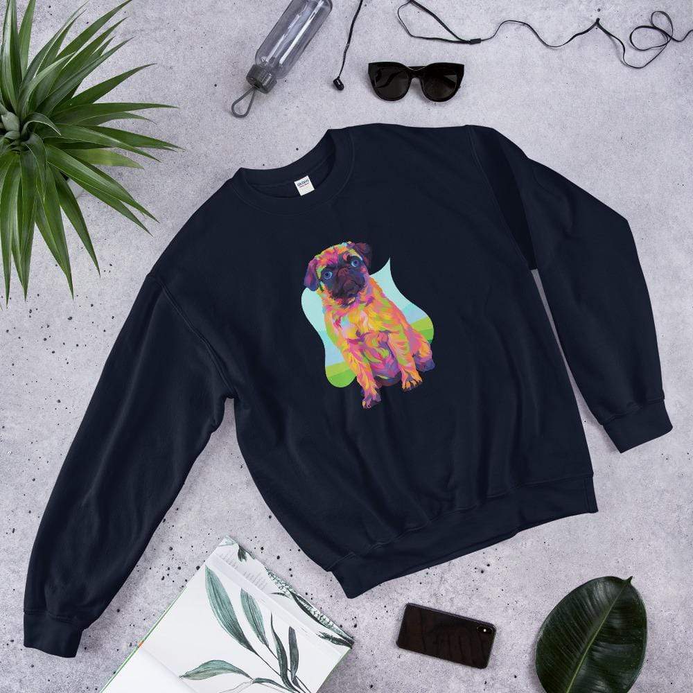 Pug Dog Sweatshirt-DoggyLoveandMore