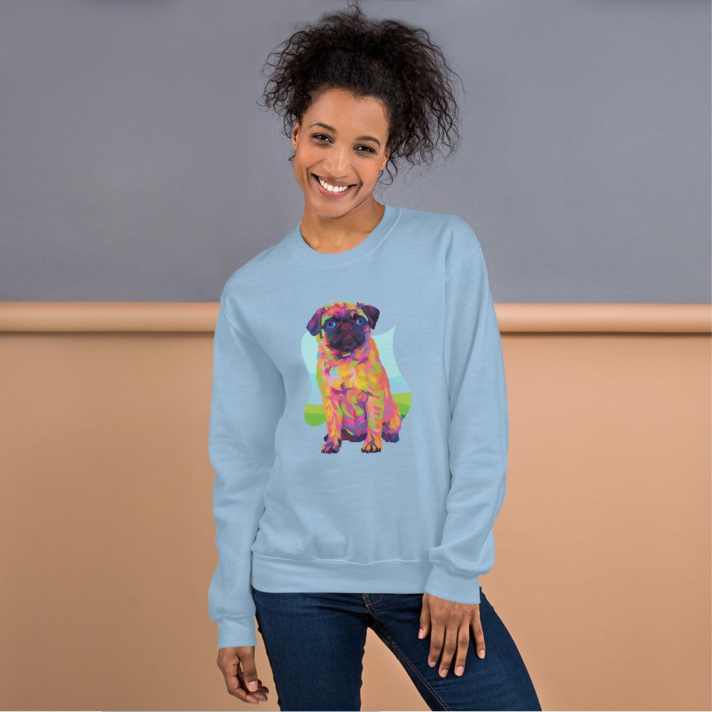 Pug Dog Sweatshirt - DoggyLoveandMore
