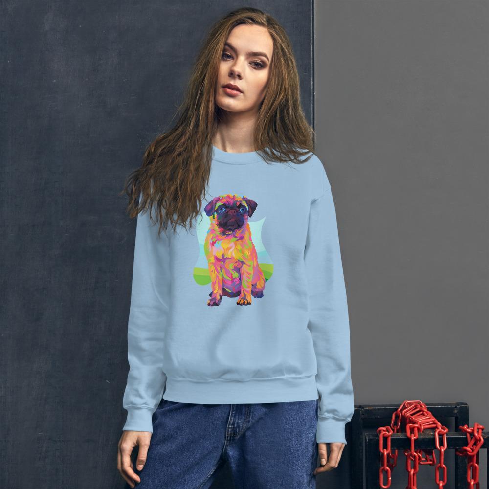 Pug Dog Sweatshirt - DoggyLoveandMore