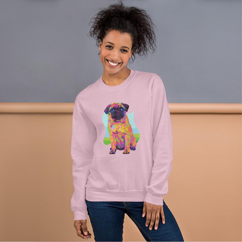 Pug Dog Sweatshirt - DoggyLoveandMore