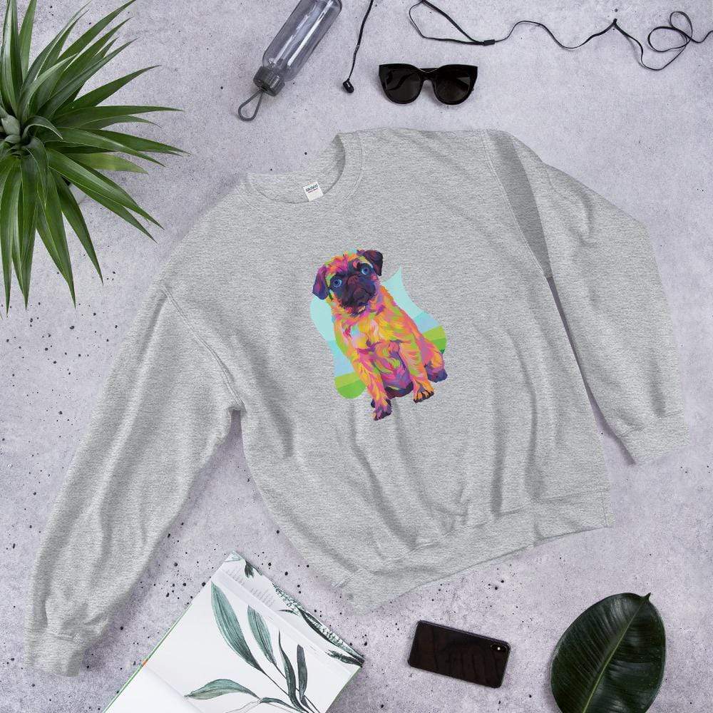 Pug Dog Sweatshirt - DoggyLoveandMore