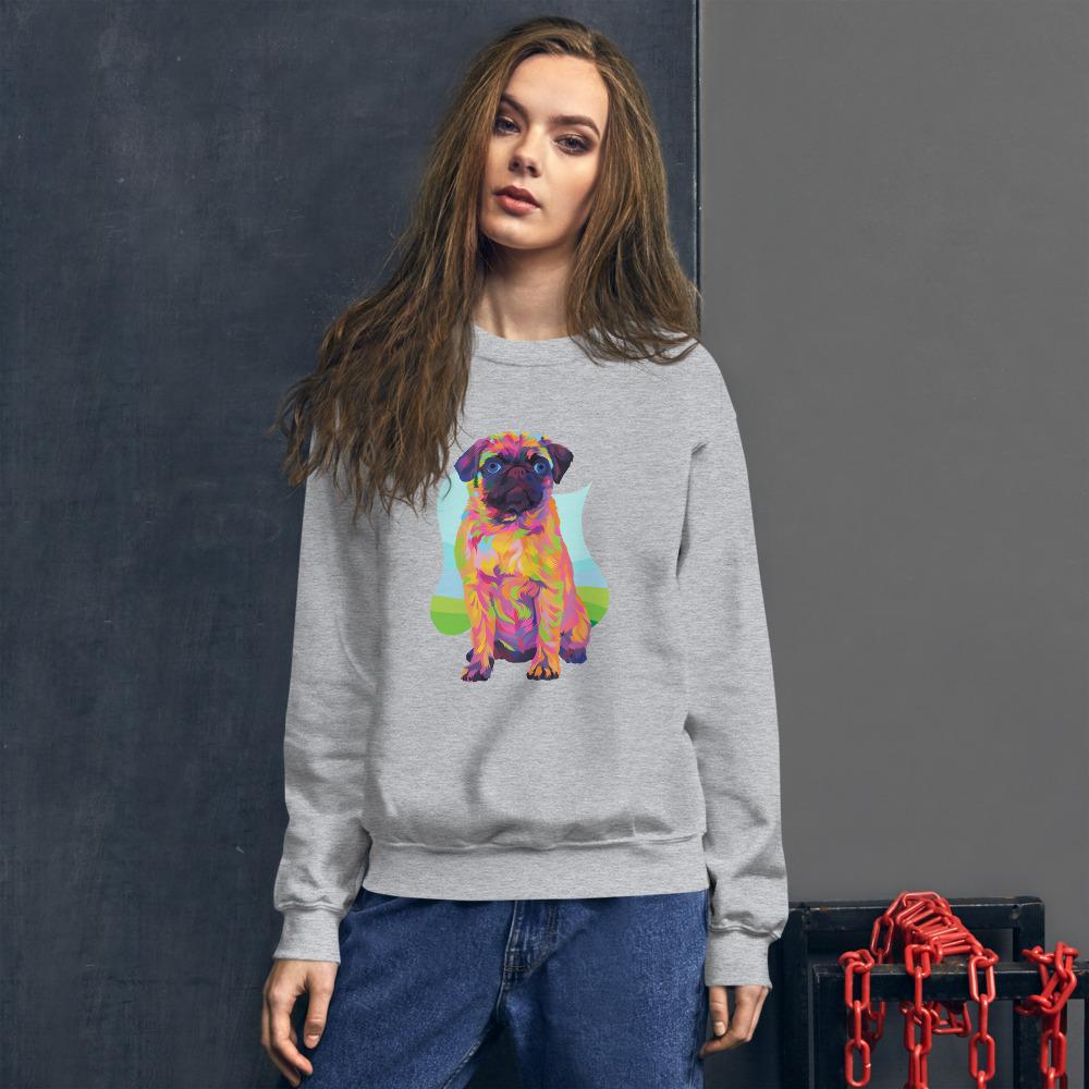Pug Dog Sweatshirt - DoggyLoveandMore
