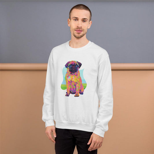 Pug Dog Sweatshirt-DoggyLoveandMore