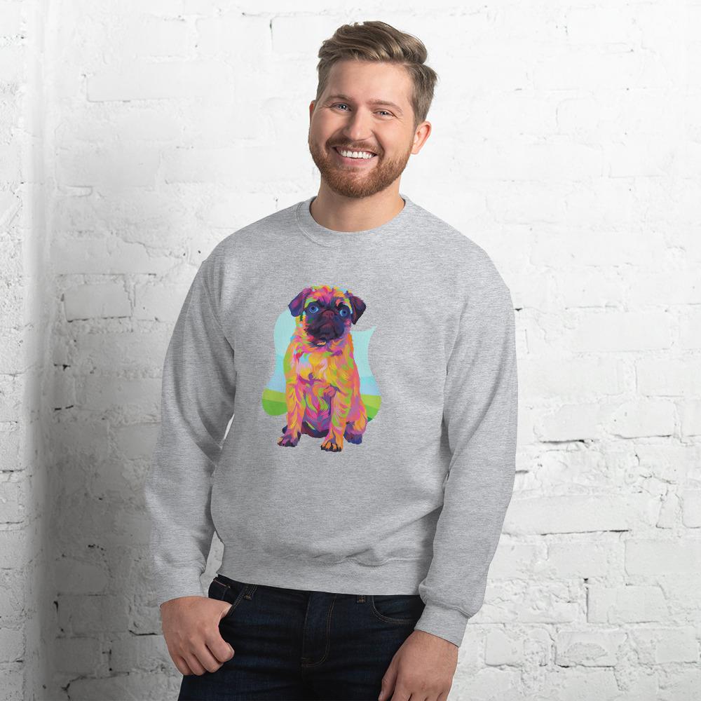 Pug Dog Sweatshirt - DoggyLoveandMore