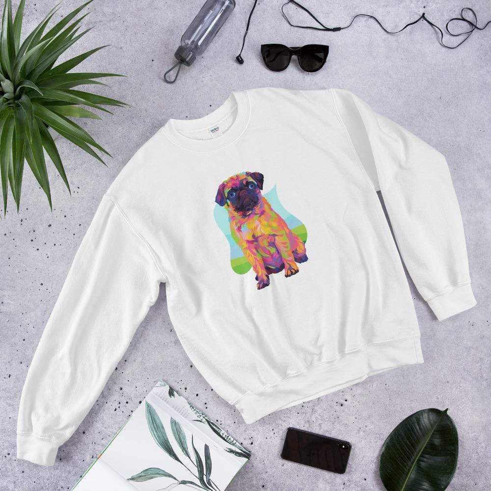 Pug Dog Sweatshirt-DoggyLoveandMore