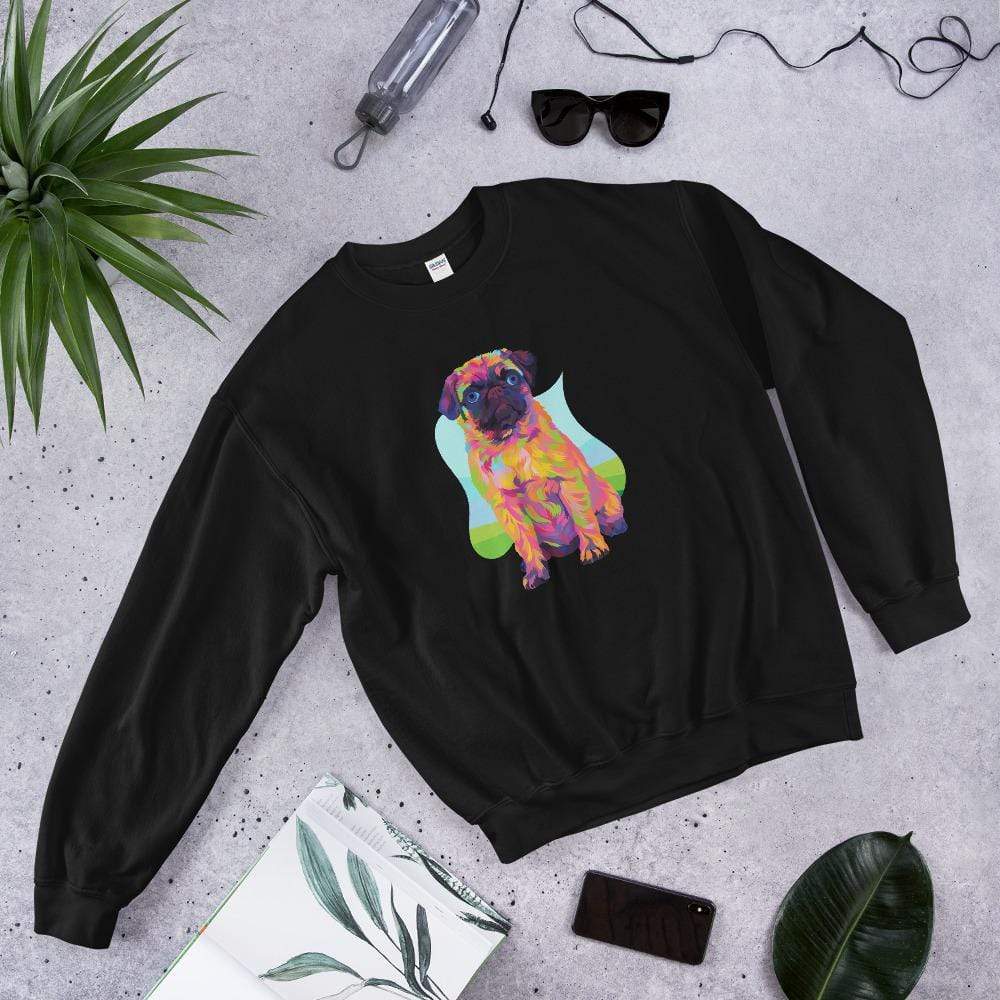 Pug Dog Sweatshirt-DoggyLoveandMore