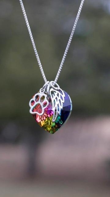 Rainbow Bridge Necklace-DoggyLoveandMore