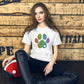 Rainbow Leopard Dog Paw T-Shirt - DoggyLoveandMore