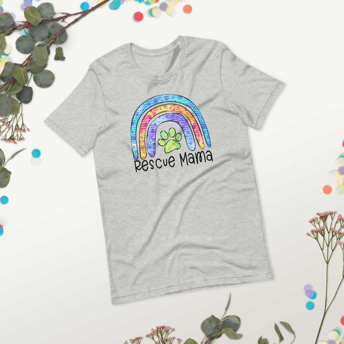 Rescue Dog Mama T-Shirt - DoggyLoveandMore