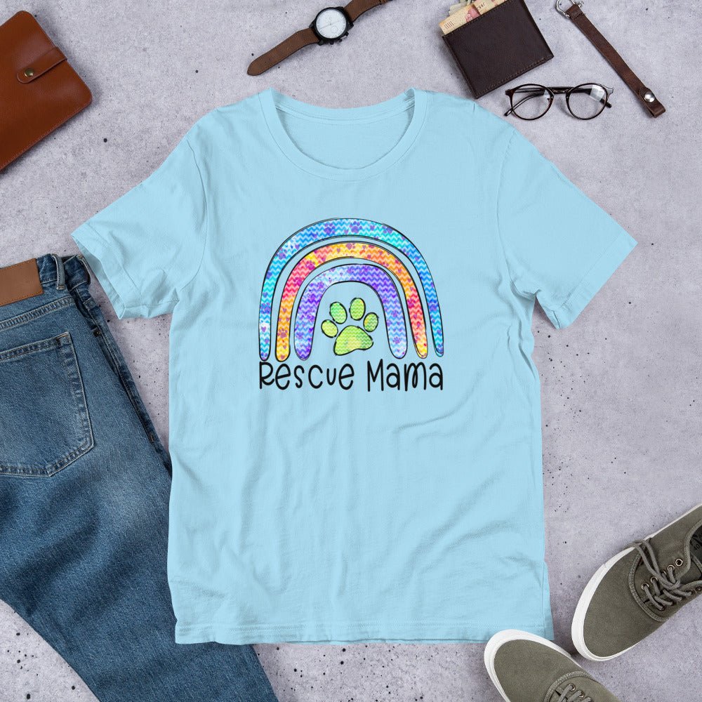 Rescue Dog Mama T-Shirt - DoggyLoveandMore