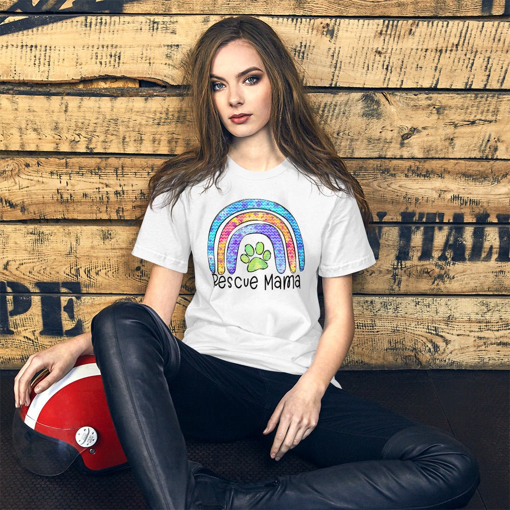 Rescue Dog Mama T-Shirt - DoggyLoveandMore