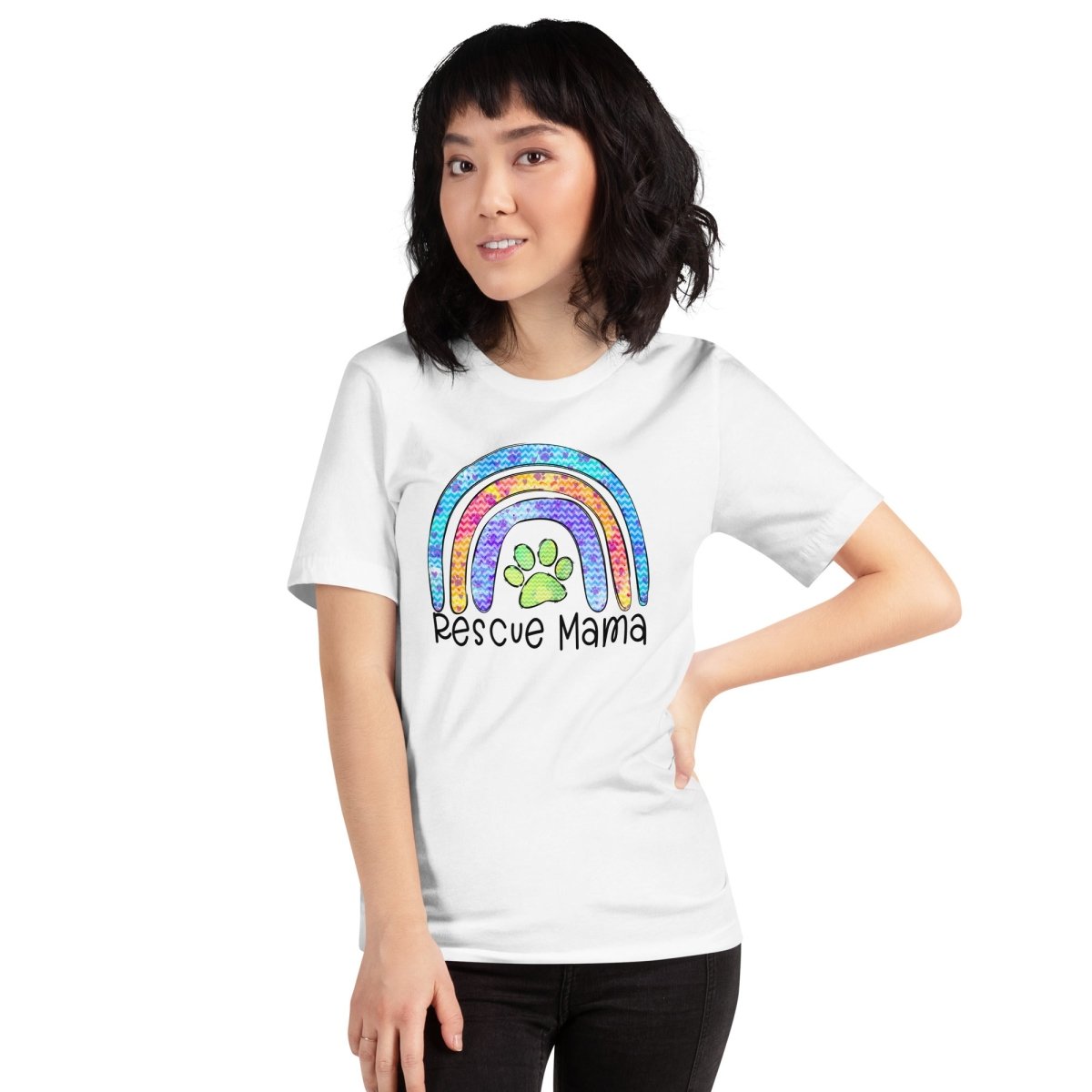 Rescue Dog Mama T-Shirt - DoggyLoveandMore