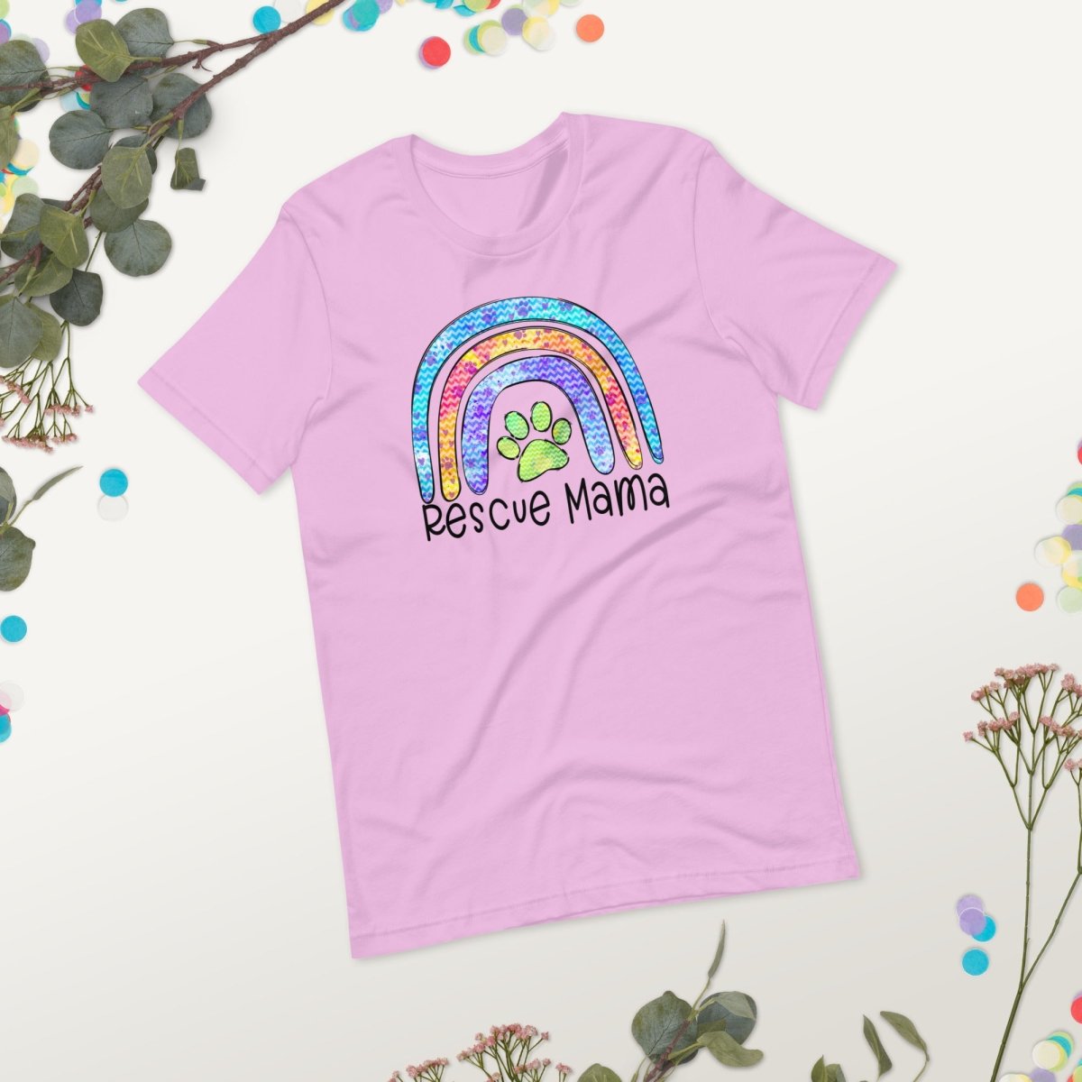 Rescue Dog Mama T-Shirt - DoggyLoveandMore