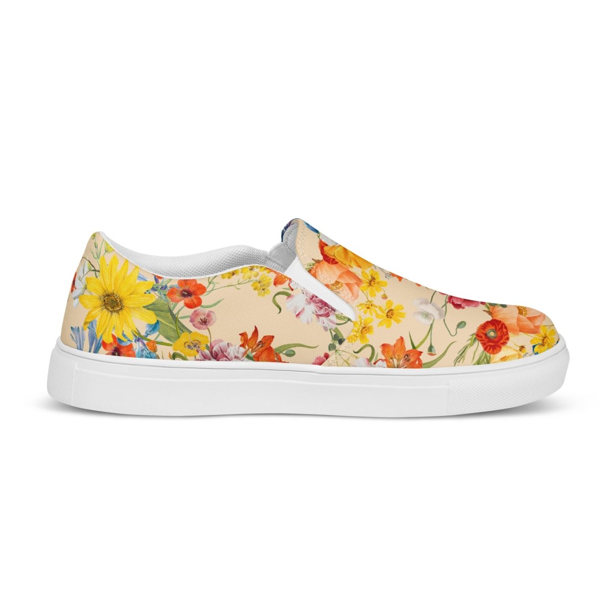 Spring Flowers Women’s Slip-On Shoes - DoggyLoveandMore